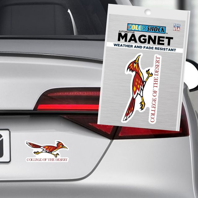 College of the Desert Roadrunners 4" x 4" Magnet