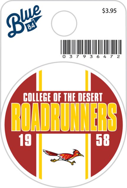 College of the Desert Roadrunners Mini Sticker