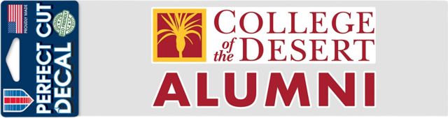 College of the Desert 3x10 Alumni Decal