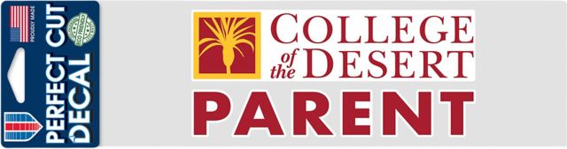College of the Desert 3x10 Parent Decal