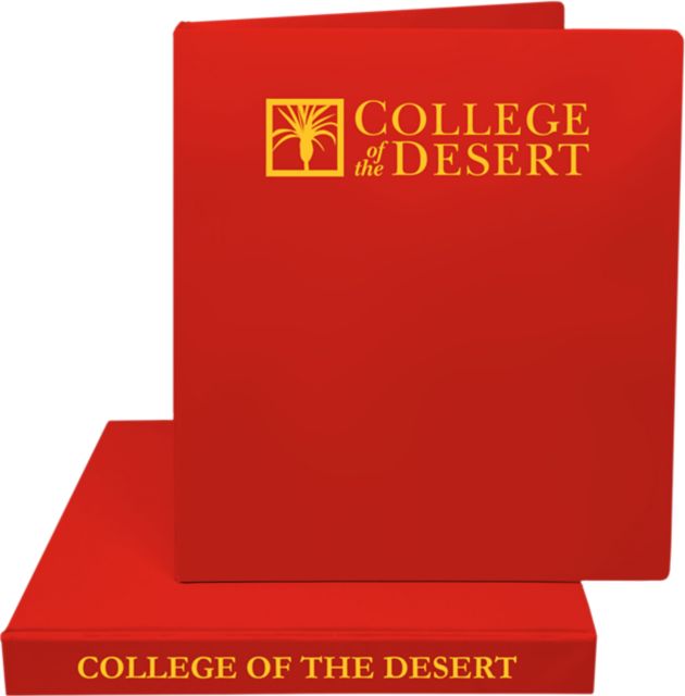 College of the Desert 1'' Vinyl Binder