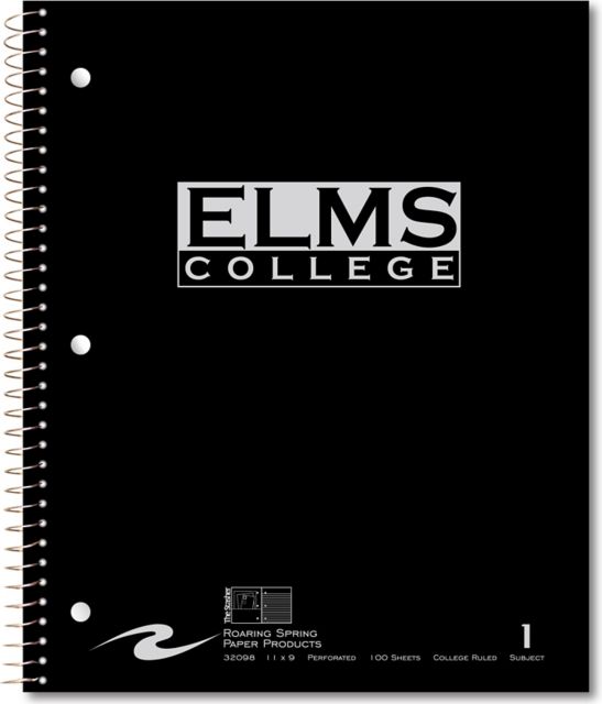 College of Our Lady of the Elms 100 Sheet Notebook