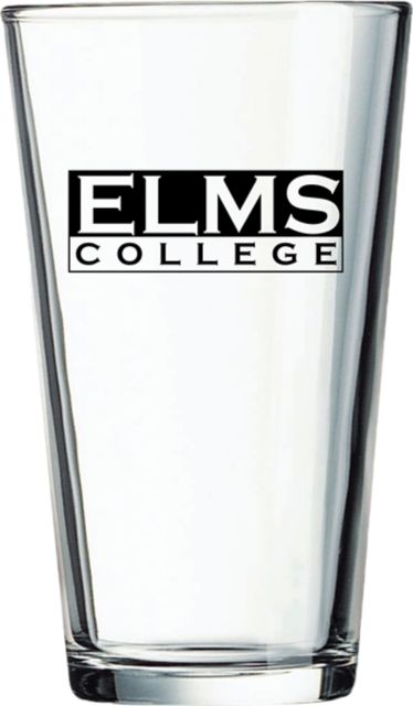 College of Our Lady of the Elms 16 oz. Glass