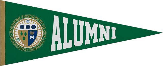 College of Our Lady of the Elms 12x30 Alumni Pennant