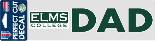 College of Our Lady of the Elms 3'' x 10'' Dad Decal
