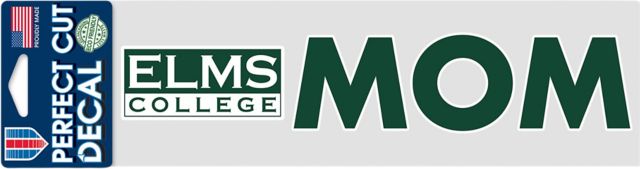 College of Our Lady of the Elms 3'' x 10'' Mom Decal