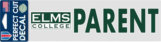 College of Our Lady of the Elms Parent 3'' x 10'' Perfect Cut Decal
