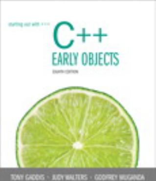 Starting Out with C++: Early Objects (w/Bind-In AccessCode)