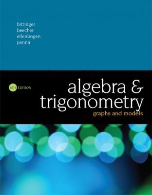 Algebra & Trig: Graphs & Models (Text Only)