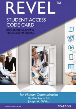 Revel Access Code for Human Communication