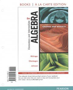 Elementary & Intermediate Algebra (Loose Pgs)(w/MyLabMath Access Code)