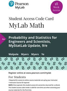 Probability & Statistics for Engineers & Scientists (Custom)