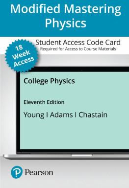 Mastering Physics for College Physics (18 Week)(Custom)