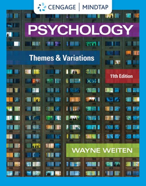 MindTap for Weiten's Psychology: Themes & Variations 1-term (Custom)