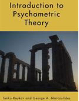 Intro to Psychometric Theory