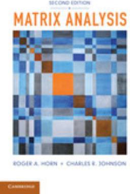 Matrix Analysis