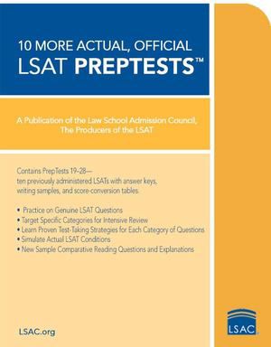 10 MORE ACTUAL OFF LSAT PREPTE