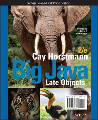 Big Java : Late Objects