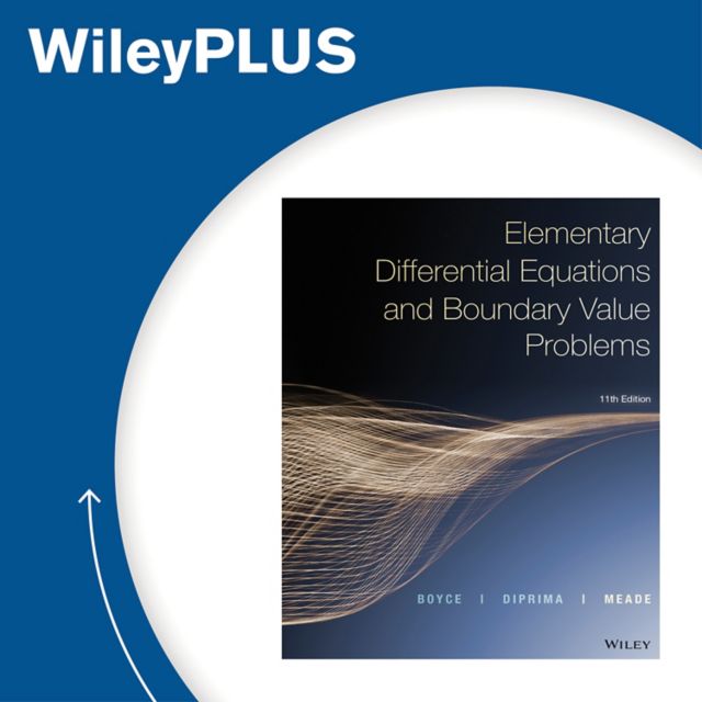 Elementary Differential Equations & Boundary Value Problems, WileyPlus NextGen API Single Semester (CUSTOM)