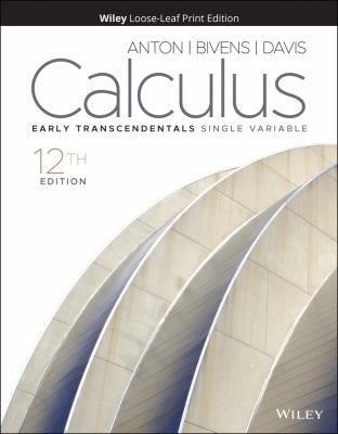 Calculus : Early Transcendentals Single Variable