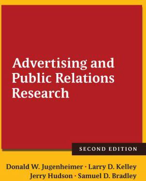 Advertising and Public Relations Research