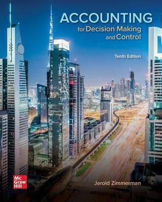 Accounting for Decision Making & Control (RRMCG)