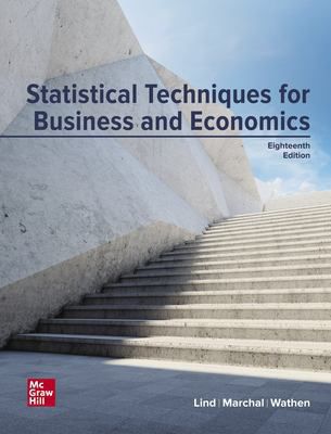 Statistical Techniques in Business & Economics (RRMCG)