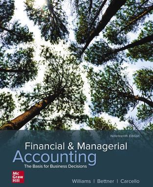 Financial & Managerial Accounting (RRMCG)
