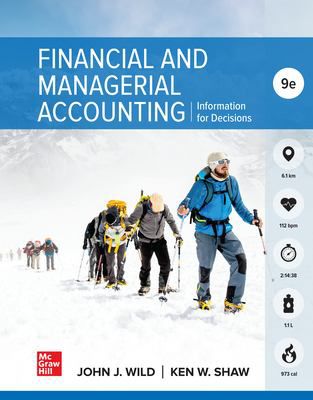 Financial & Managerial Accounting  (Loose pgs)