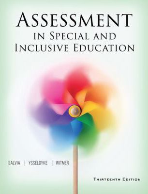 Assessment in Special and Inclusive Education