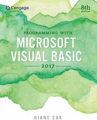Programming with Microsoft Visual Basic 2017