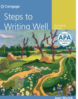 Steps to Writing Well, 2016 MLA Update
