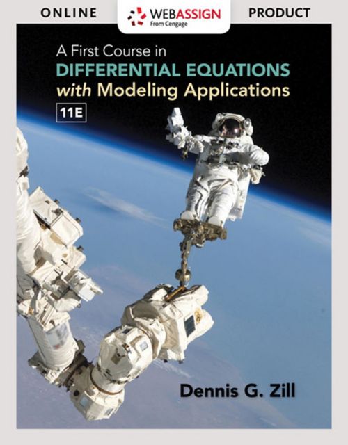 WebAssign for Zill's A First Course in Differential