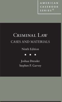 Cases & Materials on Criminal Law (w/CasebookPlus)