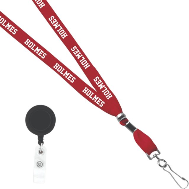 Holmes Community College Card Clamp Lanyard