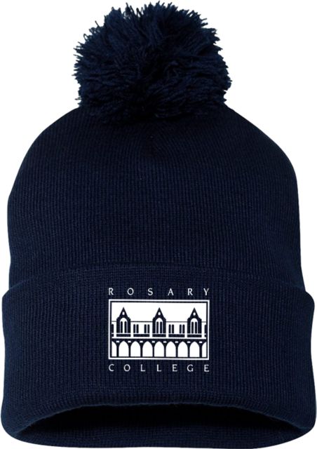 Rosary College Pom Beanie