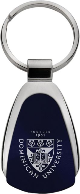 Dominican University Teardrop Keychain