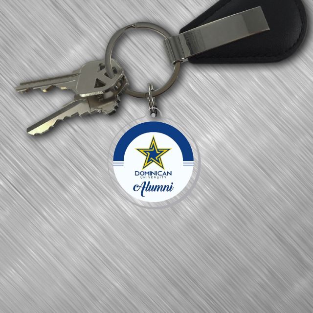 Dominican University Stars Laser Cut Keytag