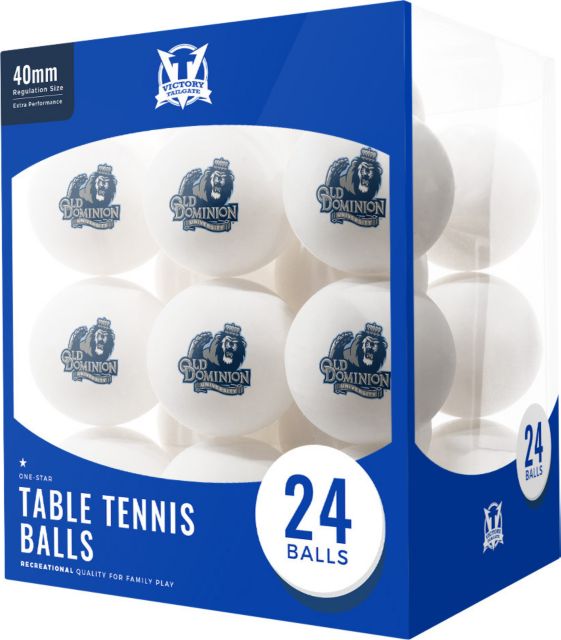 Old Dominion University Monarchs 24 Count Table Tennis Balls Logo Design Online Only Old Dominion University