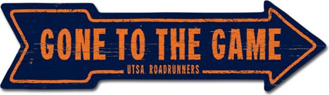University of Texas San Antonio Wall Mount Arrow 6.5x24 - ONLINE ONLY