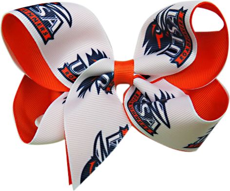 University of Texas San Antonio Child 2-Toned Hairbow