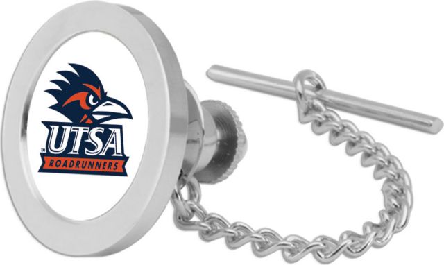 CSI Silver Tie Tack/Lapel Pin Gift Boxed With Colored Medallion - ONLINE ONLY