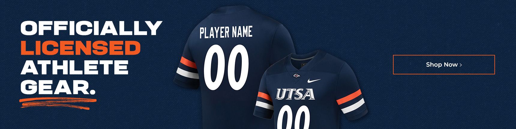 Officially licensed athlete gear.