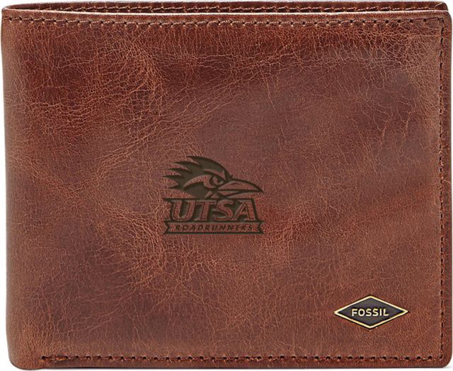 Fossil Leather Ryan RFID Flip ID Bifold - Dark Brown - ONLINE ONLY