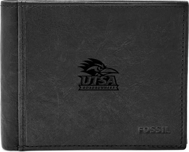 Fossil Leather Ingram RFID Bifold With Flip ID  - ONLINE ONLY