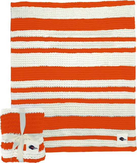 University of Texas San Antonio Cable Knit Throw 50x60