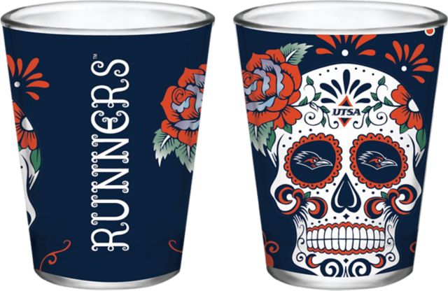 University of Texas San Antonio Dia De Los Muertos 2oz Collector Glass