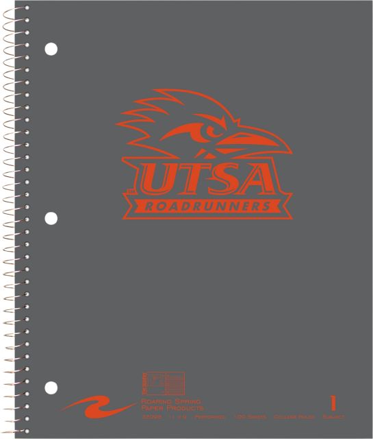 University of Texas San Antonio Roadrunners Notebook 100-Sheet