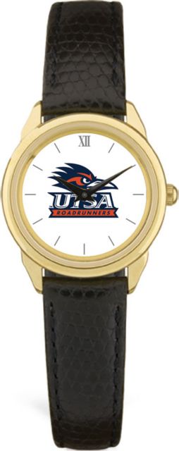 CSI Women's Black Leather Watch(Gift Boxed) With Colored Medallion - ONLINE ONLY