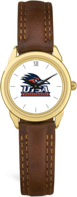 CSI Withomens Browithn Leather Withatch With Colored Medallion - ONLINE ONLY
